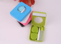Contact lens kit with mirror and tweezers K61