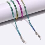 Медная разноцветная нескользящая цепочка, для очков и масок GL1173-2