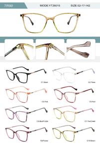 Plastic TR90 frame for women with spring hinges YT26015-DA