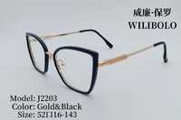 Metal + TR90 ultrathin women's frames with spring hinges Wilibolo J2203