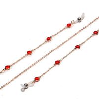 Glasses chain with leaves GL1241