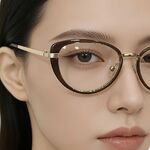 Metal + TR90 ultrathin women's frames with spring hinges Wilibolo J2201