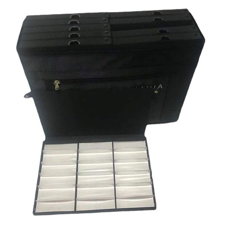 Передвижной бокс-рюкзак (ящик, чемодан, кейс, кофр, органайзер, витрина) на колёсах для оправ и очков на 180 мест JS-C191111