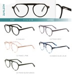 Acetate plastic frames for glasses with spring hinges Big City F3027