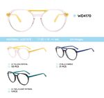 Plastic frames for glasses acetate material WD4170