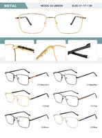 Metal frame for men with spring hinges SYJ60809-DA