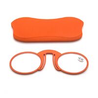 Plastic reading pince-nez glasses TR90 with case 6023, diopters from +1,00 to +3.50, RMC=62-64