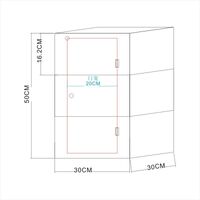 Стойка-витрина акриловая настольная прозрачная для очков, оправ, футляров и аксессуаров 5003-8004