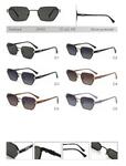 Polarized metal sunglasses with nylon lenses Eberhard EH21060