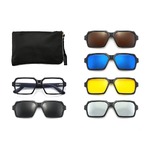 El Dorado frames with polarized sunshades set (clip-on) on magnet 2336 (5 pieces) 