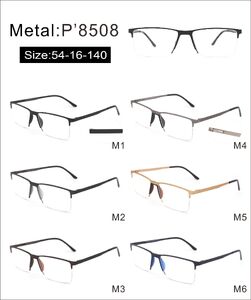 Metal nylor frame with soft nose pad and spring hinges 8508-DA