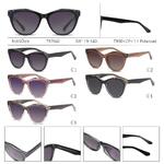 Polarized TR90+CP plastic sunglasses with spring hinges Rianova R7042