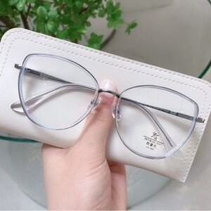 Оправа комбинированная (металл + TR90) с линзами Blue Ray Cut и флексами MAMO S11859