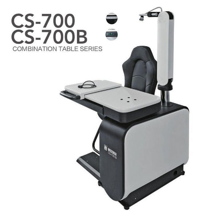 Ophthalmologist workstation, combined table + chair CS-700/CS-700B, tabletop 1960*470 mm