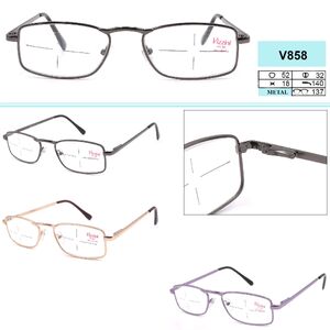 Metal eyeglasses Vizzini V858 (bestseller) Diopter: +0.75 to +4,00 (step 0,25)
