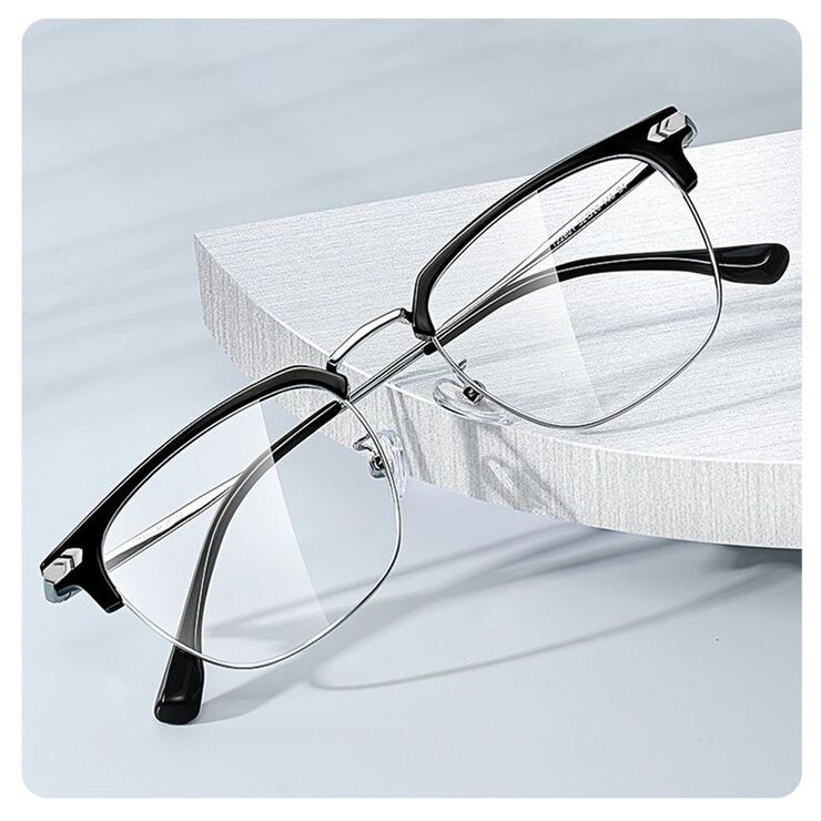 Plastic glasses with Blue ray cut protection, with case, KY1188