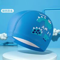 Polyvinylchloride waterproof swimming cap for kids 儿童PU帽-YU