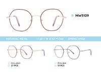 Metal women's frame for glasses MW3109
