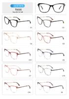 Plastic acetate frame for women with spring hinges T6005-DA
