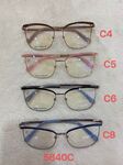 Metal frame for glasses with spring hinges for women 5840C