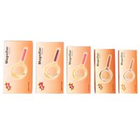 Magnifier, magnifying glass with handle S木柄60-XX-1, diameter: 60 mm, magnification: 10X