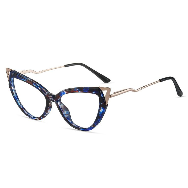 TR90 plastic frame or glasses with blue light protection, with spring hinges FA87307 