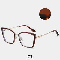 Combined frame (metal + TR90) or glasses with blue light protection, with spring hinges FA87258