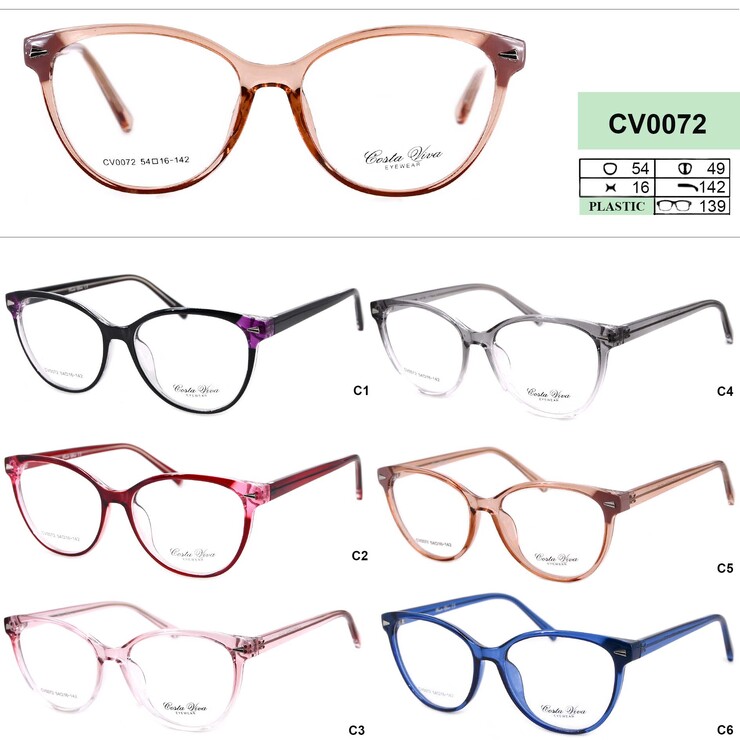 Plastic eyeglass frames Costa Viva CV0072