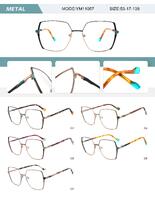 Оправа металлическая женская с флексом YM11057-DA