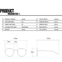 Plastic glasses with blue light protection for women M366-PN