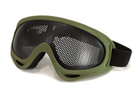 Wind and sand proof double lens black goggles X400