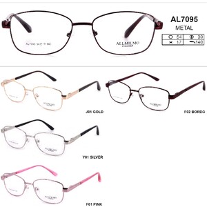 Metal eyeglass frame, material steel Allmilmo AL7095