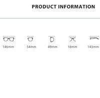 Металлические очки с защитой от синего света Blue Block FENQI F31371