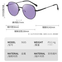 Photochromic glasses with blue light and UV protection 9685-GT