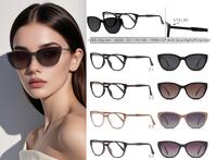 Plastic TR90+CP eyeglasses frame with blue ray cut protection, with spring hinges + sun protection polarized clip-on Leke LK8838