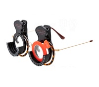 Eyeglass clip-on for trial lenses, set of 2 pieces TC-206