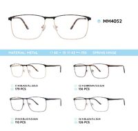Metal men's frame for glasses MM4052