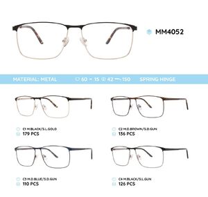 Metal men's frame for glasses MM4052