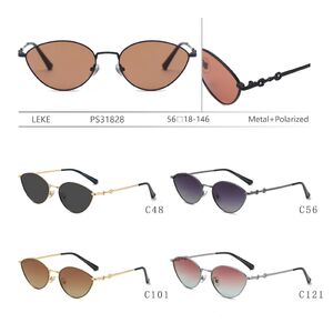 Polarized metal sunglasses for women Leke PS31828