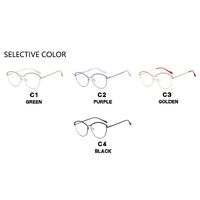 Очки металлические женские с защитой от синего света 7105-PN