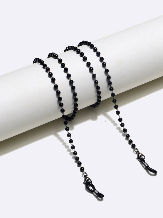 Цепочка для очков из натурального розового хрусталя GL1021