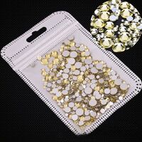 Набор страз с плоским дном для украшения оправ и очков, 39 цветов, PD0006