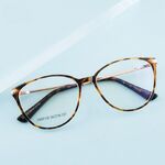TR90 plastic frame or glasses with blue light protection, with spring hinges FA87135