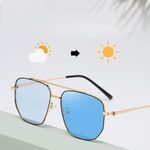 Photochromic glasses with blue light and UV protection 9655-2-GT