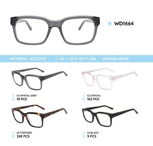 Plastic acetate eyeglasses frame WD1664