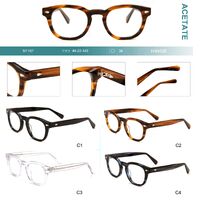 Plastic frames for glasses acetate material Big City collection M1107