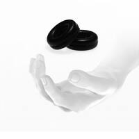 Стоппер - насадка на заушник, противоскользящий ушной крючок, Ø8*5 мм