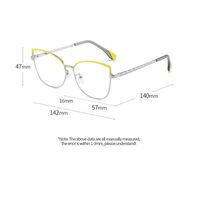 Metal glasses with blue light and UV protection 9742-GT