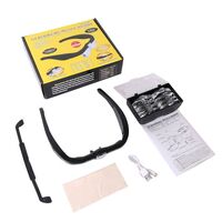 Magnifier-glasses with backlight for small parts working with replaceable attachments 11537DC, magnification: 1.5X, 2.5X, 3.5X, 5X