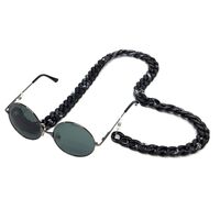 Acrylic non-slip chain, concave shape, for glasses and masks GB012-1